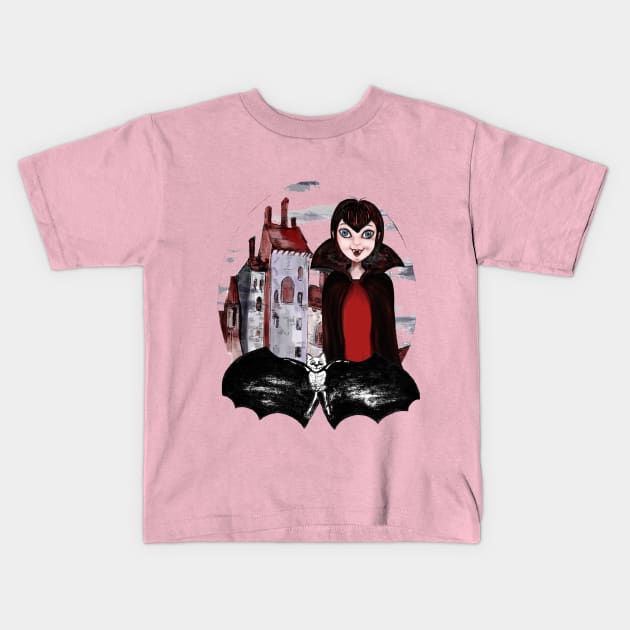 Mavis the Transylvania Kids T-Shirt by Virginia Picón